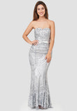 Evening Dress with Sequins
