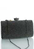 High Quality Rhinestone Handbag with Diamond Button