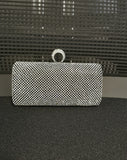 High Quality Rhinestone Handbag with Diamond Button