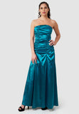 Great Evening Dress with Lacing and Matching Stole/ Scarf