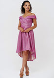Nice Cocktail Dress with Carmen Neckline