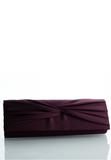 Simple Satin Handbag With Bow