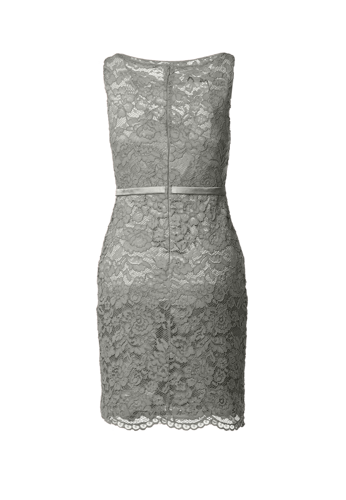 Fitted Lace Cocktail Dress with Matching Stole /Scarf