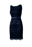 Fitted Lace Cocktail Dress with Matching Stole /Scarf