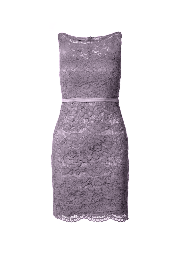 Fitted Lace Cocktail Dress with Matching Stole /Scarf