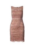 Fitted Lace Cocktail Dress with Matching Stole /Scarf